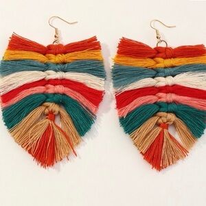 Beautiful & Colorful Fringe Earrings 🌟